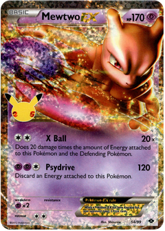 Mewtwo EX (Classic Collection) - 54/99 - Celebrations - Card Cavern