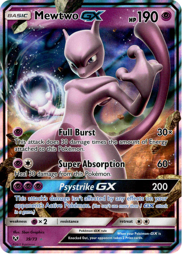 Mewtwo GX - 39/73 - Shining Legends - Card Cavern