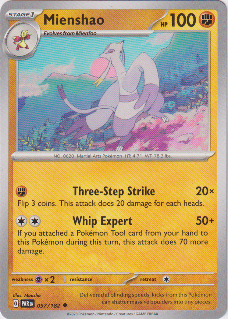 Mienshao - 097/182 - Paradox Rift - Card Cavern