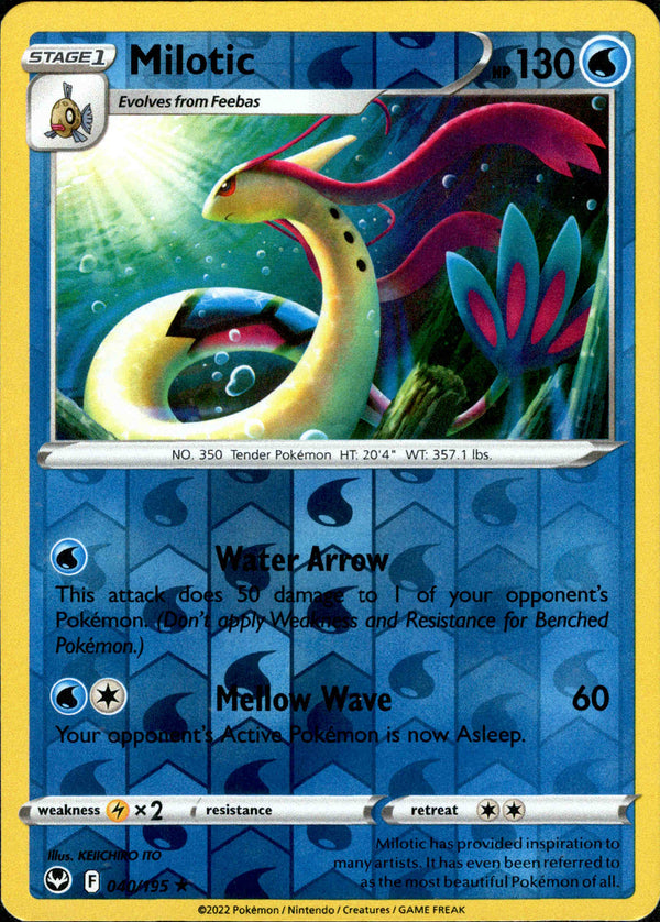 Milotic - 040/195 - Silver Tempest - Reverse Holo - Card Cavern