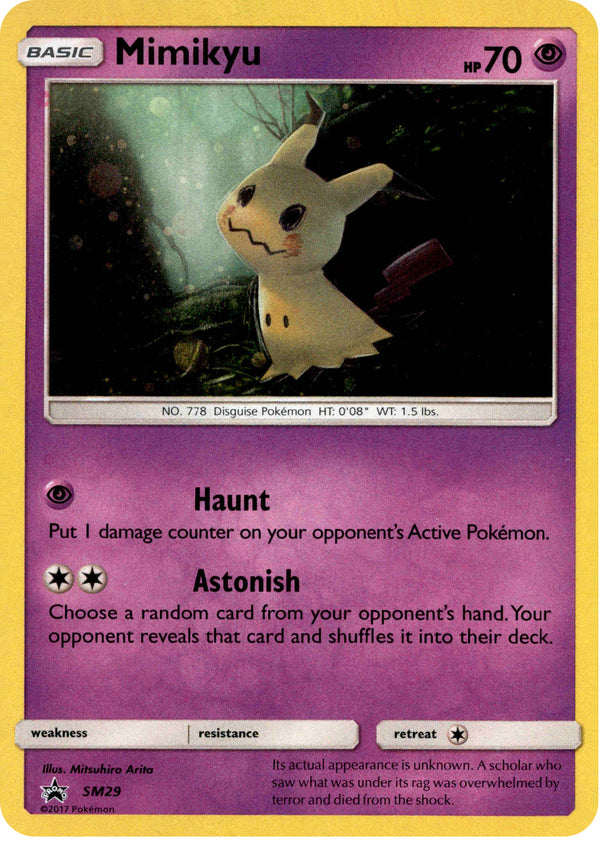 Mimikyu - SM29 - Sun & Moon Promo - Card Cavern