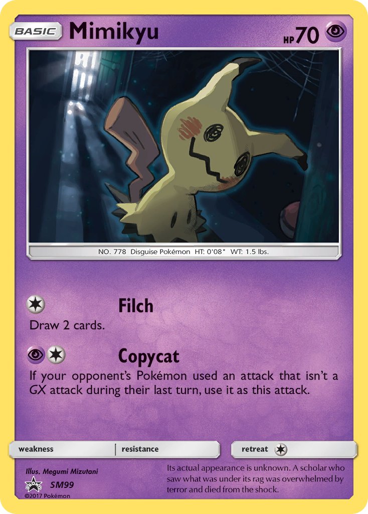 Mimikyu - SM99 - Sun & Moon Promo - Card Cavern