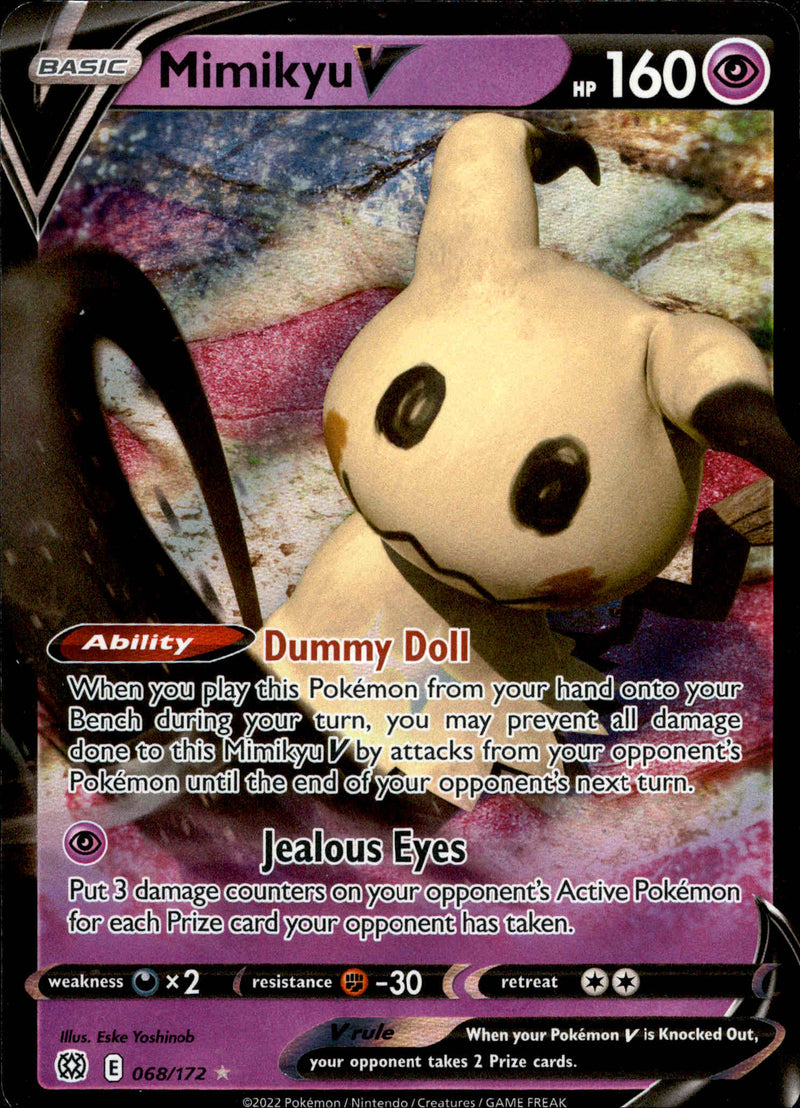 Mimikyu V - 068/172 - Brilliant Stars - Card Cavern