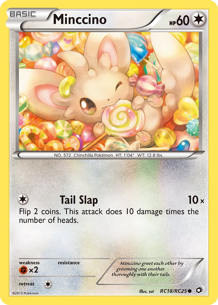 Minccino - RC18/RC25 - Legendary Treasures - Holo - Card Cavern