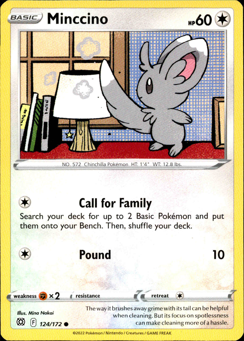 Minccino - 124/172 - Brilliant Stars - Card Cavern