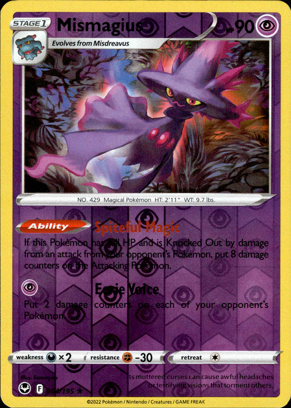 Mismagius - 064/195 - Silver Tempest - Reverse Holo - Card Cavern