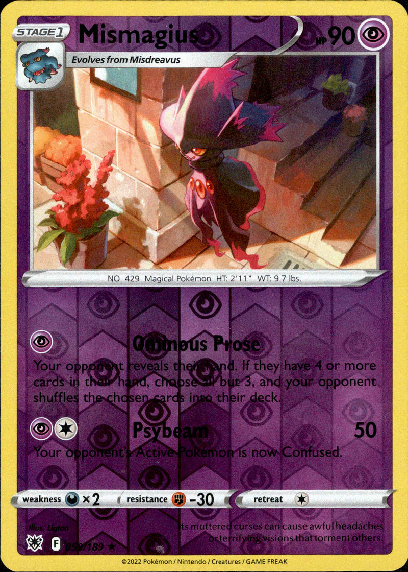 Mismagius - 059/189 - Astral Radiance - Reverse Holo - Card Cavern