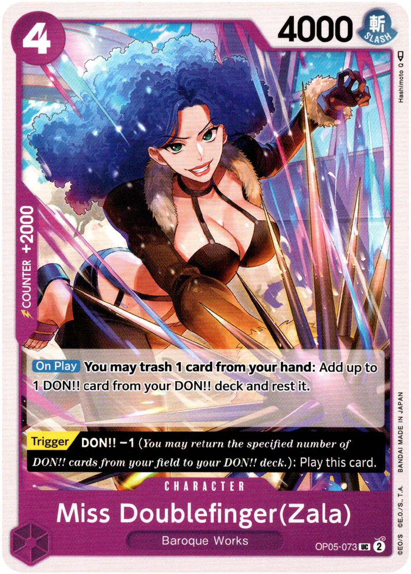 Miss Doublefinger(Zala) - OP05-073 - Awakening of the New Era - Card Cavern