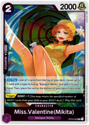 Miss.Valentine(Mikita) - OP04-066 R - Kingdoms of Intrigue - Foil - Card Cavern