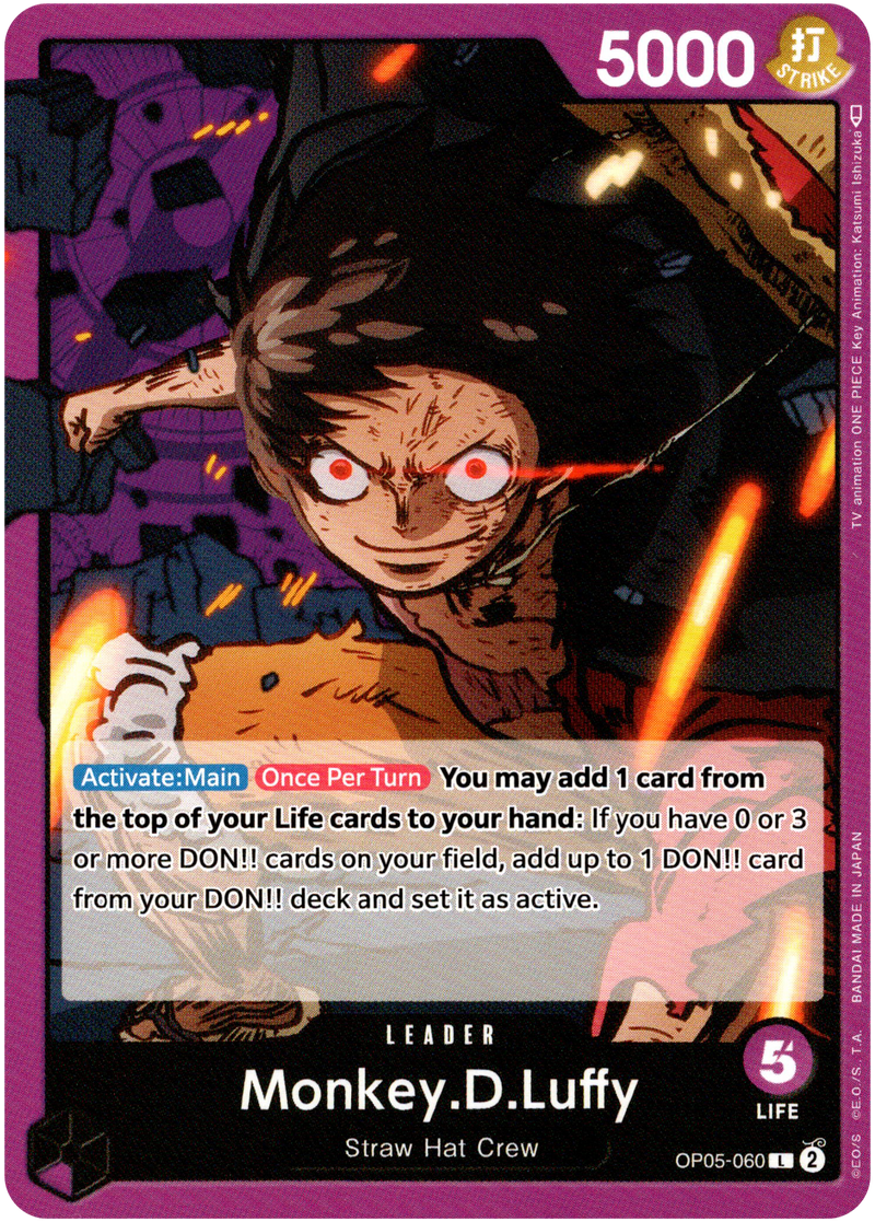 Monkey.D.Luffy - OP05-060 - Awakening of the New Era - Card Cavern