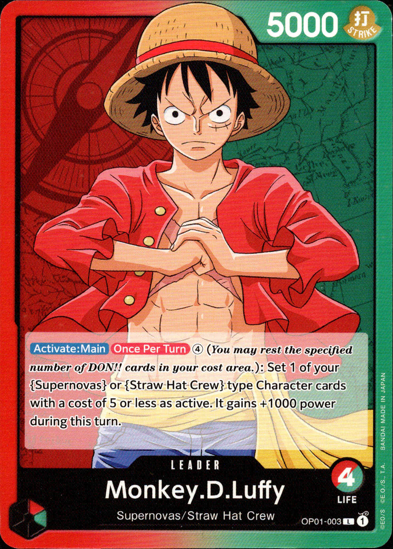 Monkey.D.Luffy - OP01-003 L - Romance Dawn - Card Cavern