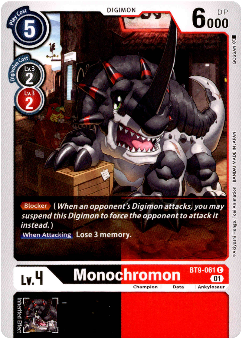 Monochromon - BT9-061 C - X Record - Card Cavern