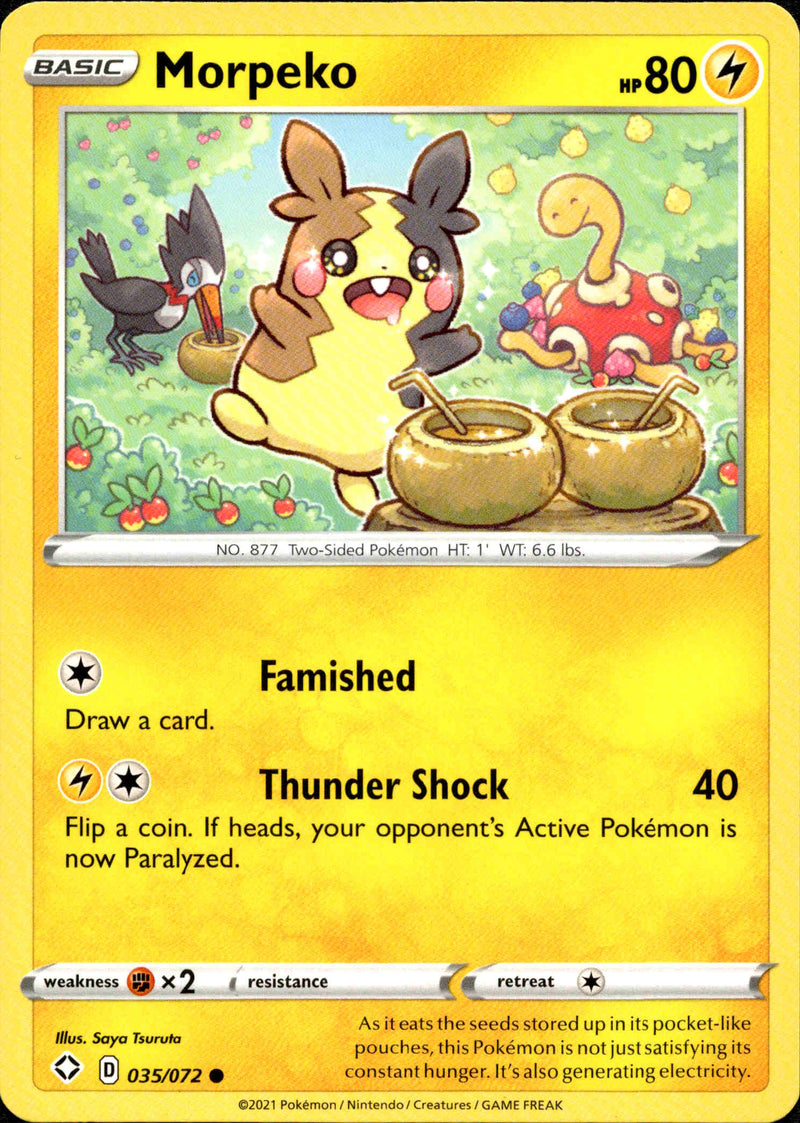 Morpeko - 035/072 - Shining Fates - Card Cavern