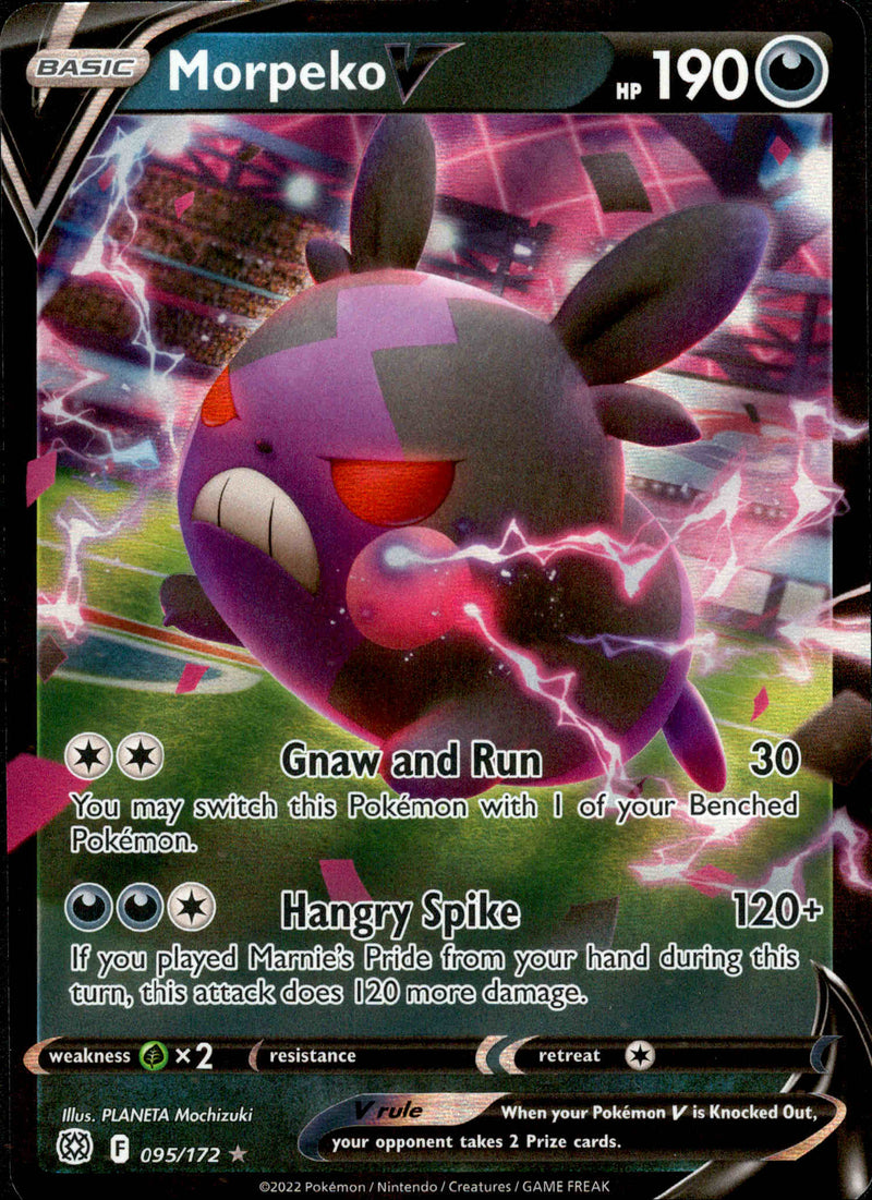 Morpeko V - 095/172 - Brilliant Stars - Card Cavern