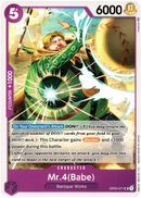 Mr.4(Babe) - OP04-071 UC - Kingdoms of Intrigue - Card Cavern