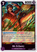 Mr.5(Gem) - OP04-072 R - Kingdoms of Intrigue - Foil - Card Cavern