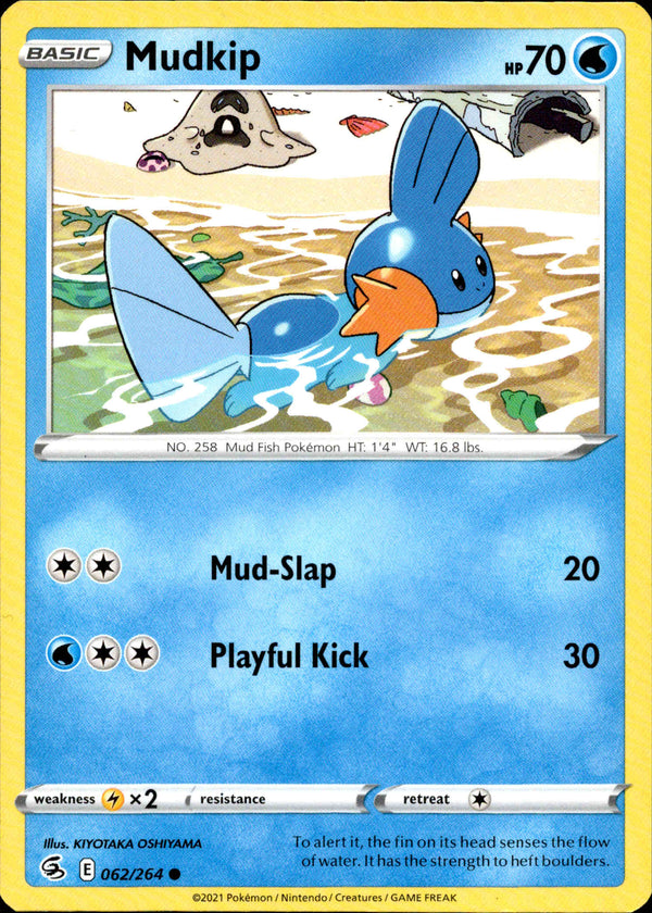 Mudkip - 062/264 - Fusion Strike - Card Cavern