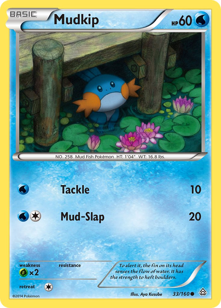 Mudkip - 33/160 - Primal Clash - Card Cavern