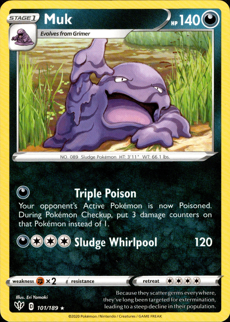 Muk - 101/189 - Darkness Ablaze - Card Cavern