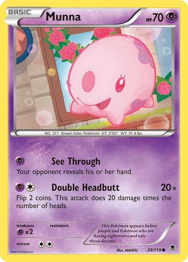 Munna - 39/119 - Phantom Forces - Card Cavern