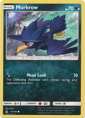 Murkrow - 71/156 - Ultra Prism - Card Cavern