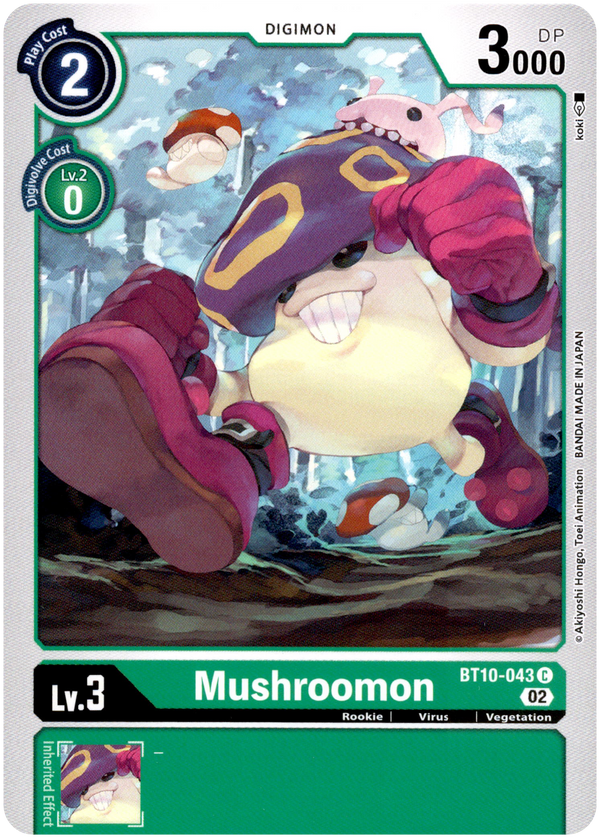 Mushroomon - BT10-043 C - Xros Encounter - Card Cavern