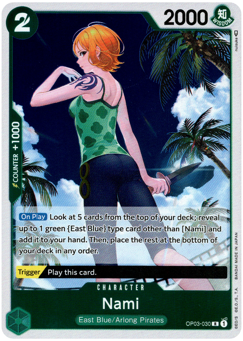 Nami - OP03-030 R - Pillars of Strength - Foil - Card Cavern