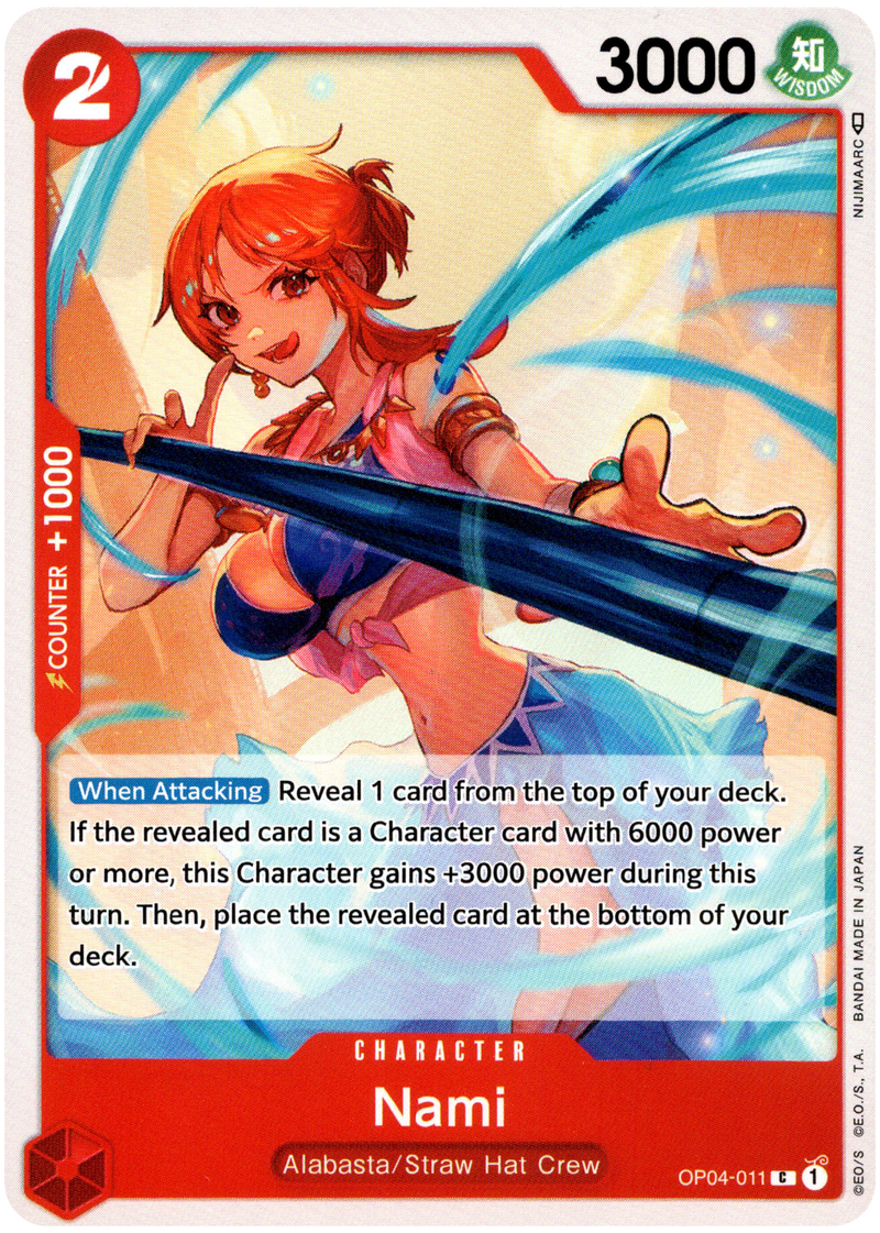 Nami - OP04-011 C - Kingdoms of Intrigue - Card Cavern