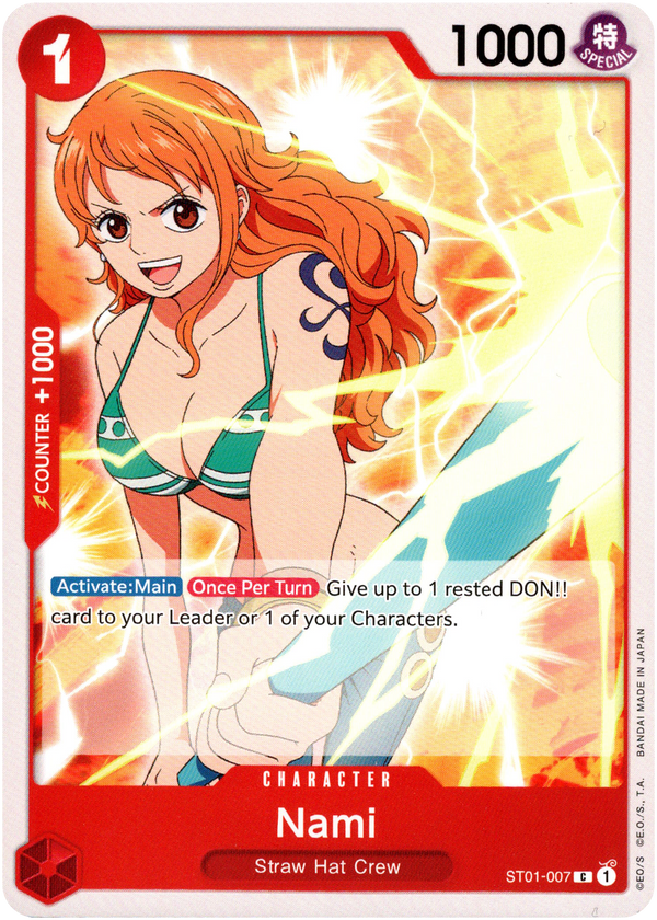 Nami - ST01-007 C - Starter Deck - Card Cavern