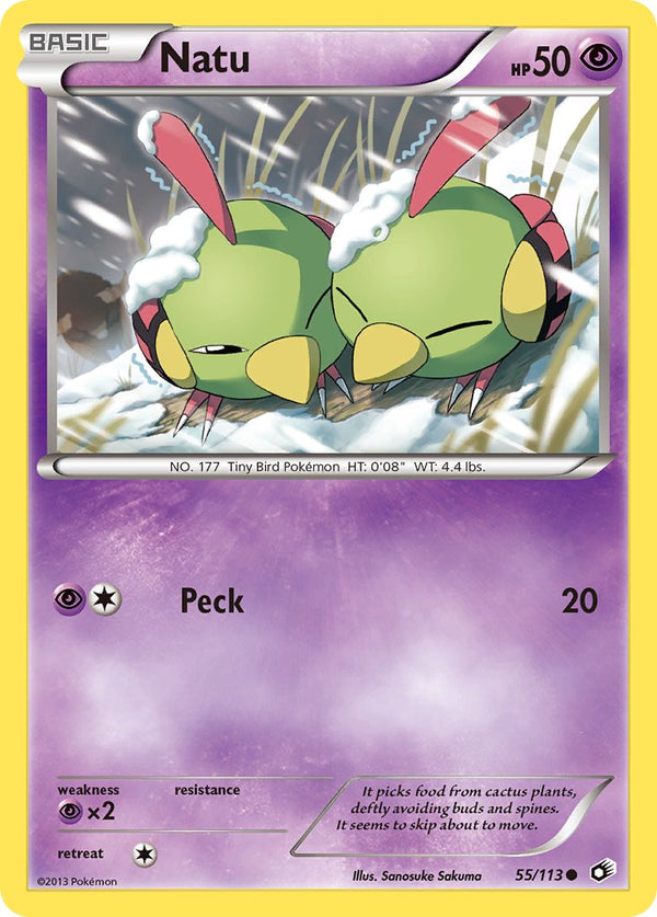 Natu - 55/113 - Legendary Treasures - Card Cavern