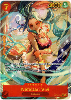 Nefeltari Vivi Alternate Art - OP04-118 SEC - Kingdoms of Intrigue - Foil - Card Cavern