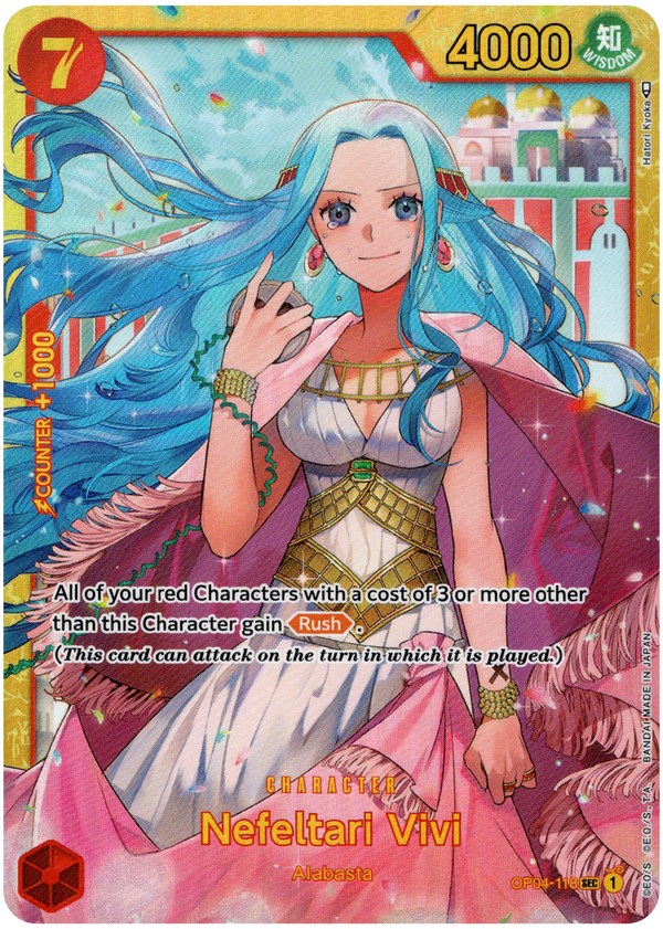 Nefeltari Vivi - OP04-118 SEC - Kingdoms of Intrigue - Foil - Card Cavern