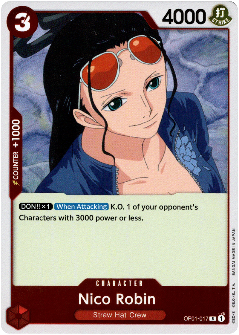 Nico Robin - OP01-017 R - Romance Dawn - Foil - Card Cavern