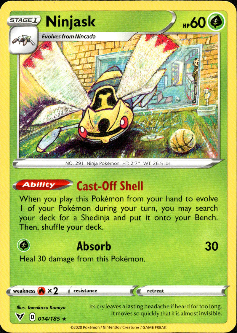 Ninjask - 014/185 - Vivid Voltage - Card Cavern