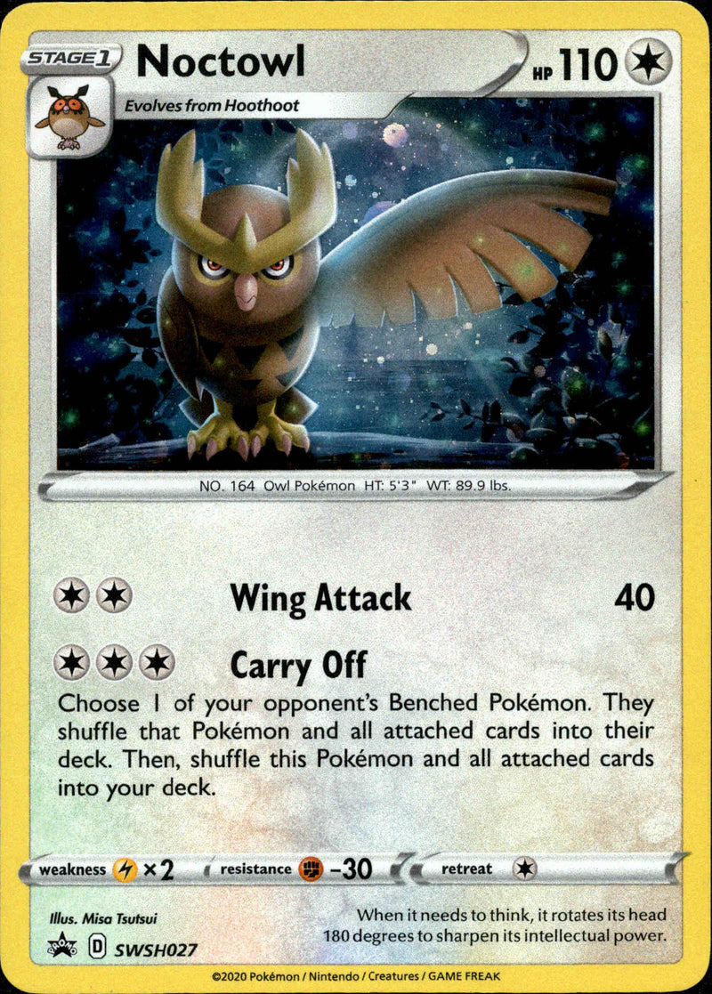 Noctowl - SWSH027 - Sword & Shield Promo - Card Cavern