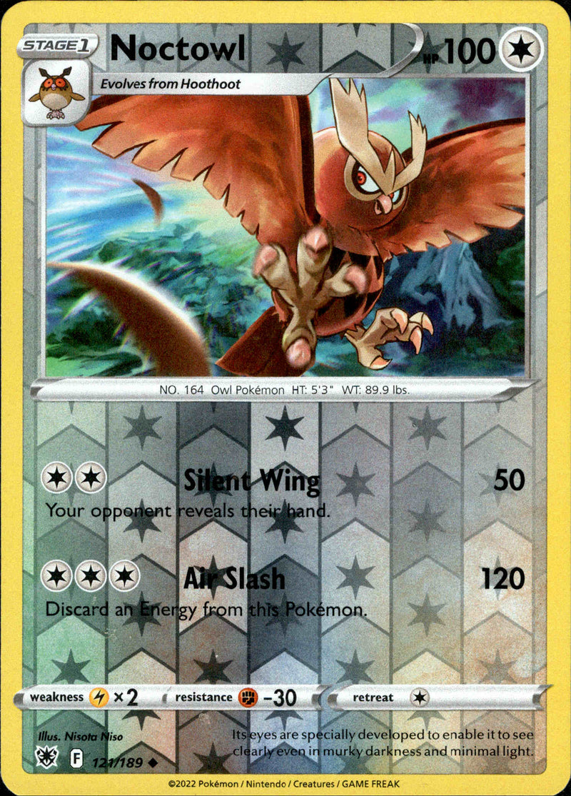 Noctowl - 121/189 - Astral Radiance - Reverse Holo - Card Cavern