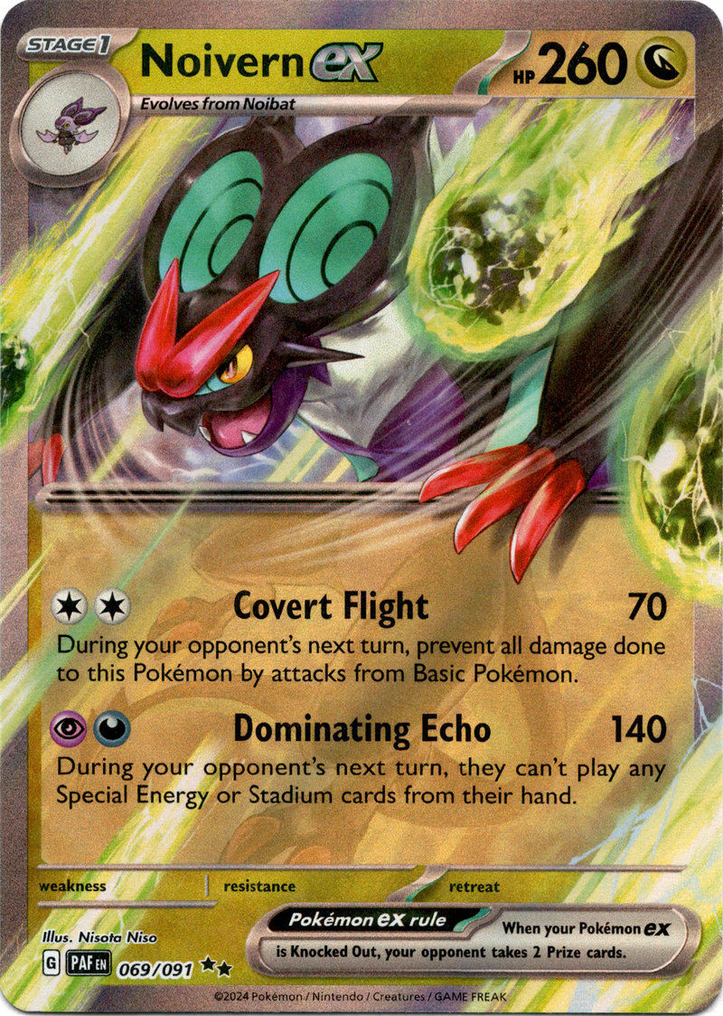 Noivern ex - 069/091 - Paldean Fates - Holo - Card Cavern