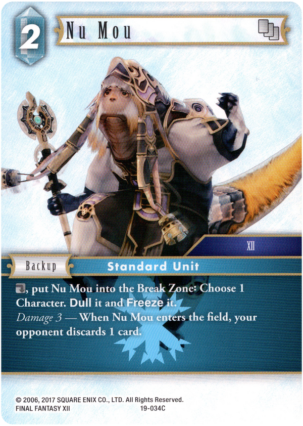 Nu Mou - 19-034C - From Nightmares - Card Cavern