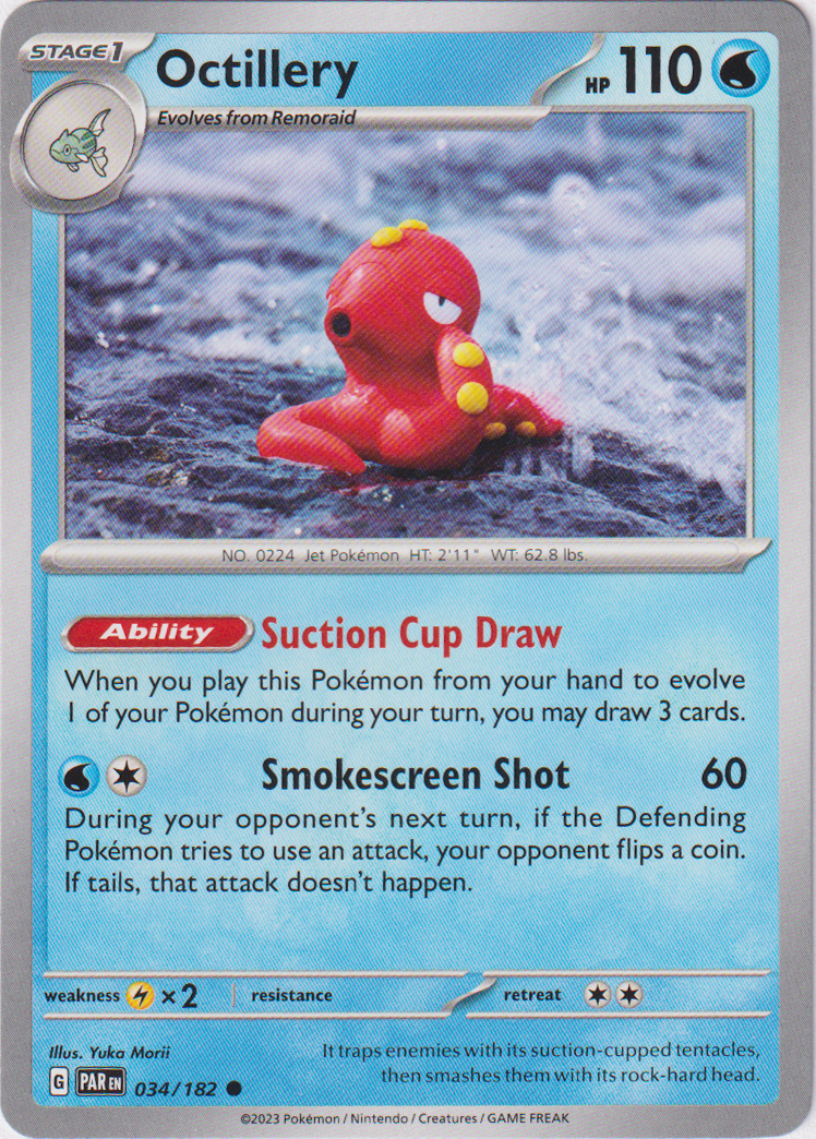 Octillery - 034/182 - Paradox Rift - Card Cavern