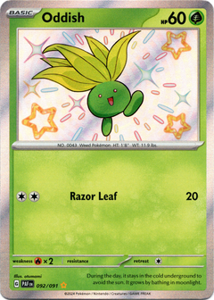 Oddish - 092/091 - Paldean Fates - Holo - Card Cavern