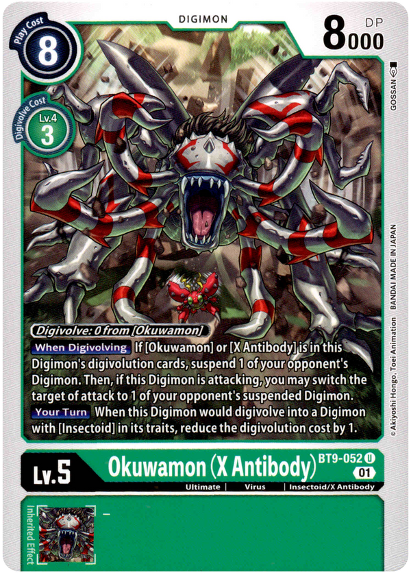 Okuwamon (X Antibody) - BT9-052 U - X Record - Card Cavern