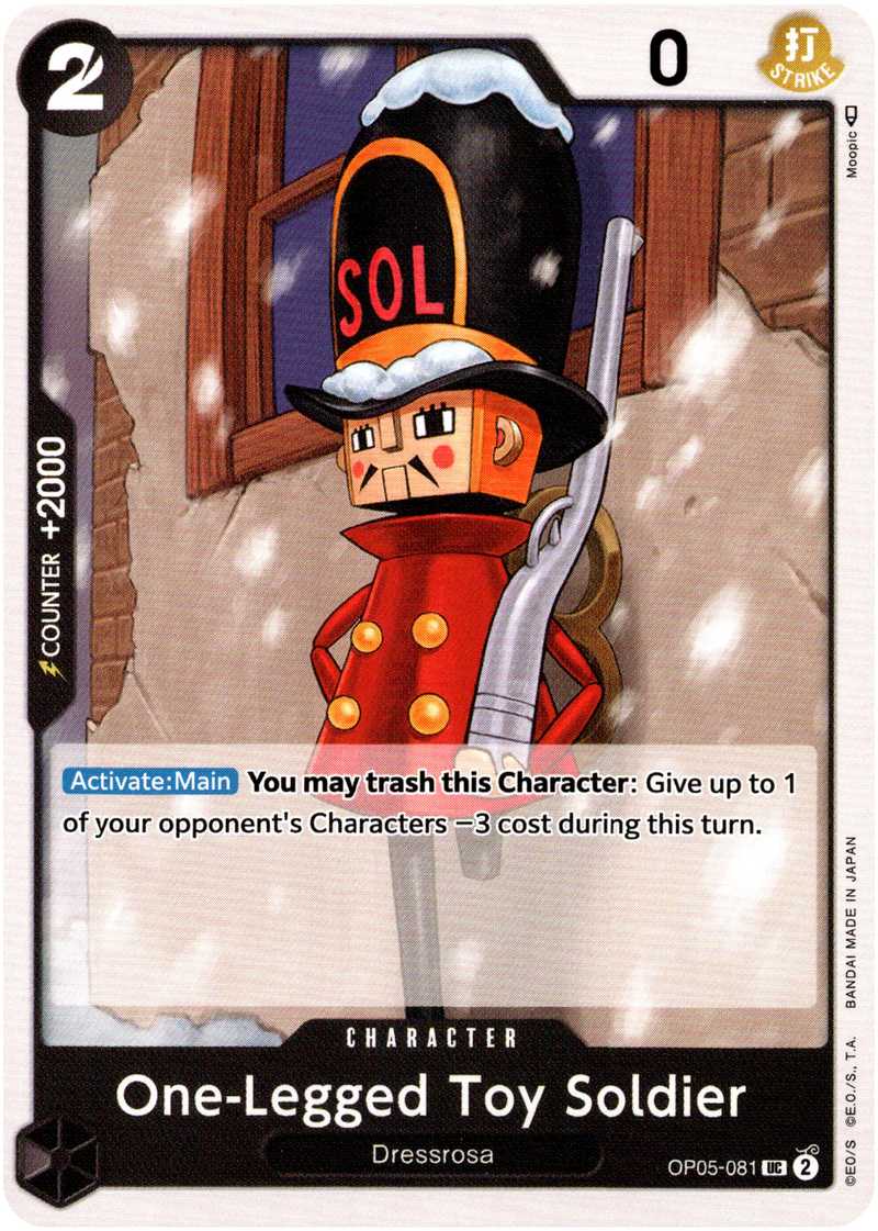 One-Legged Toy Soldier - OP05-081 - Awakening of the New Era - Card Cavern