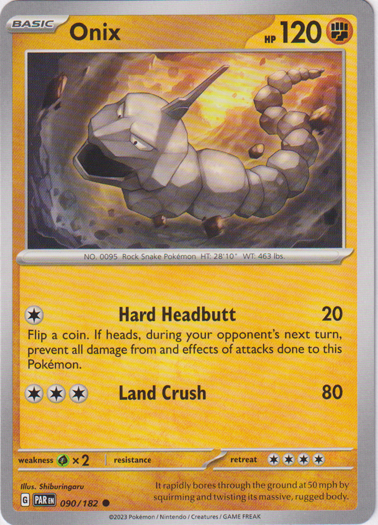 Onix - 090/182 - Paradox Rift - Card Cavern