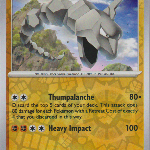 Onix - 61/108 - Evolutions - Reverse Holo – Card Cavern Trading