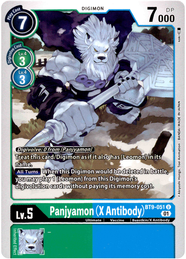 Panjyamon (X Antibody) - BT9-051 U - X Record - Card Cavern