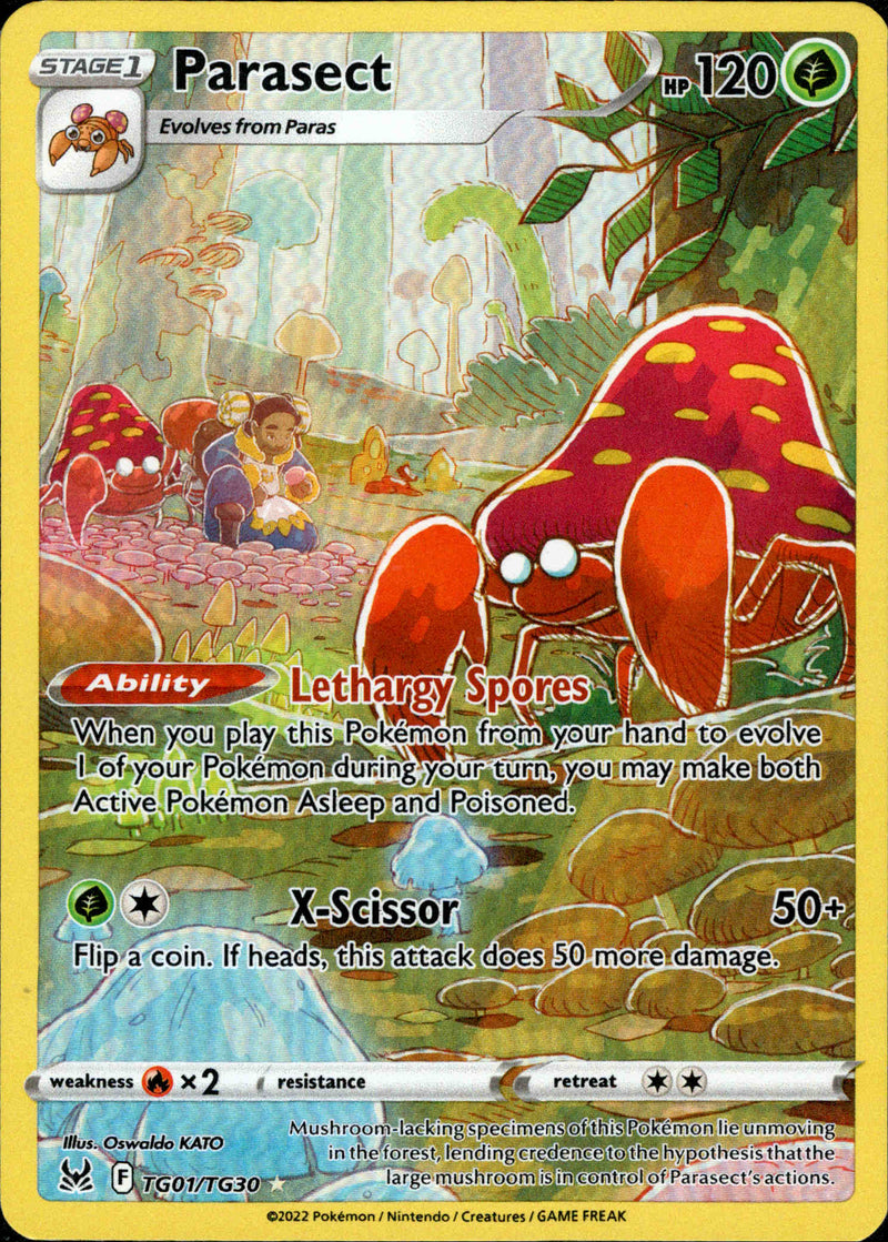 Parasect - TG01/TG30 - Lost Origin - Holo - Card Cavern