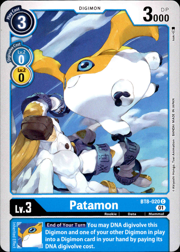 Patamon - BT8-020 C - New Awakening - Card Cavern