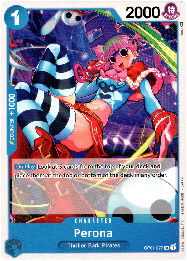 Perona - OP01-077 UC - Romance Dawn - Card Cavern