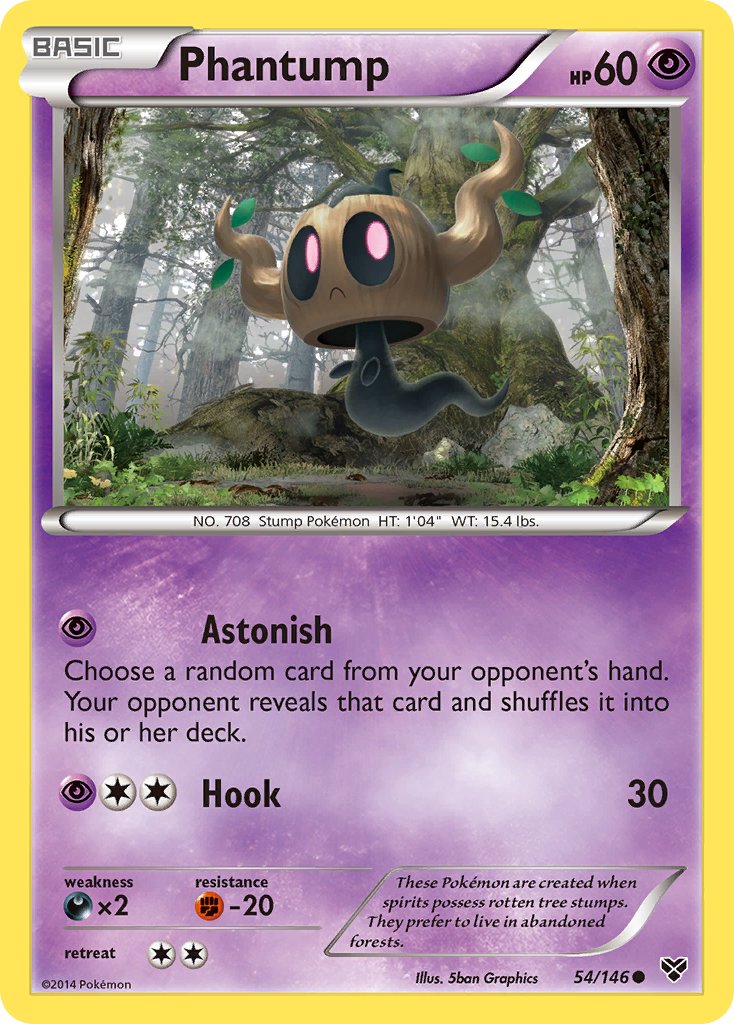 Phantump - 54/146 - XY Base - Card Cavern