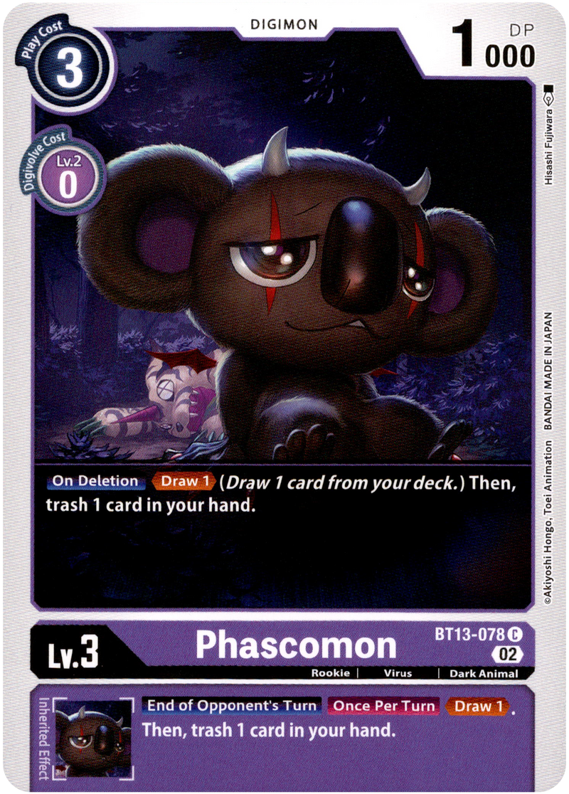 Phascomon - BT13-078 C - Versus Royal Knight - Card Cavern